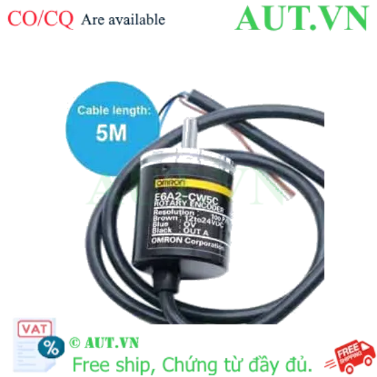 Ảnh của Cảm biến Encoder Omron E6A2-CW5C 100P/R 5M
