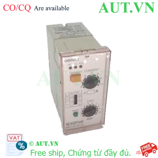 Ảnh của Rơ le bảo vệ pha Omron SE-KQP1AN: Chống Mất Pha, Đảo Pha & Quá Dòng - Chính Hãng Nhật Bản