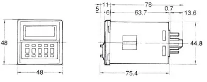 Ảnh của Timer Omron H3CA-8 AC100/110/120