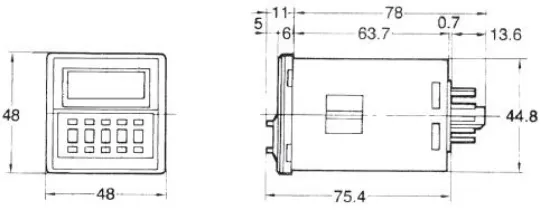Ảnh của Timer Omron H3CA-8 AC100/110/120