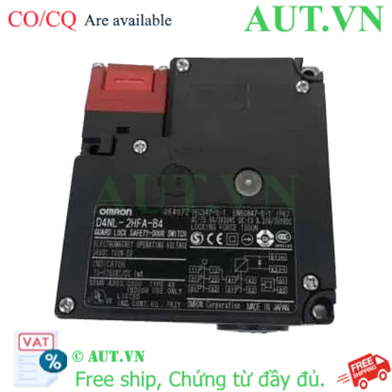 Ảnh của Khóa cửa an toàn Omron D4NL-2HFA-B4
