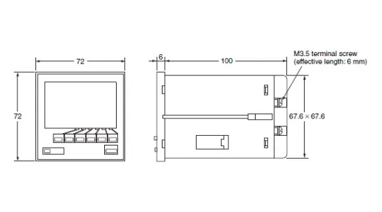 Ảnh của Bộ đếm Omron H7BX-AD1