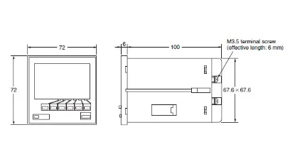 Ảnh của Bộ đếm Omron H7BX-AW