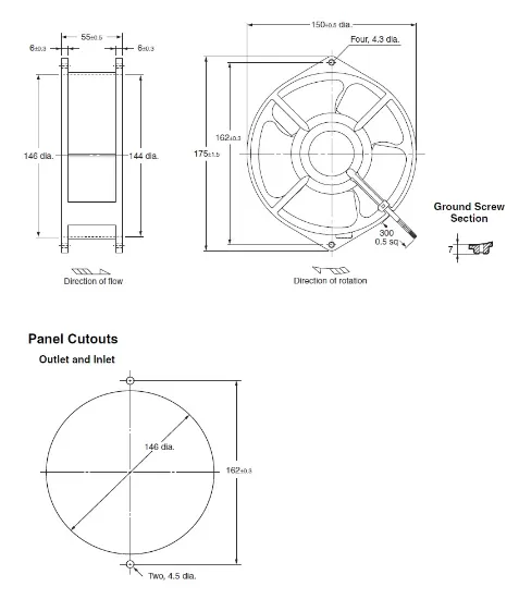 Ảnh của Quạt thông gió Omron R87T-A4A07H