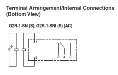 Ảnh của Rơ le trung gian Omron G2R-1-SNI AC200/(220) (S)