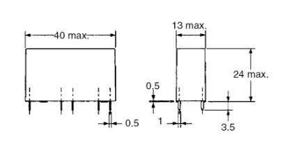 Ảnh của Relay an toàn Omron G7SA-3A1B DC110