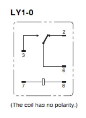 Ảnh của Rơ le trung gian Omron LY1-0 AC100/110