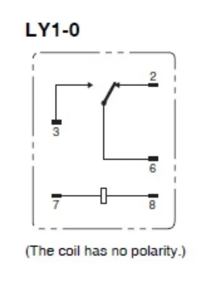 Ảnh của Rơ le trung gian Omron LY1-0 AC100/110