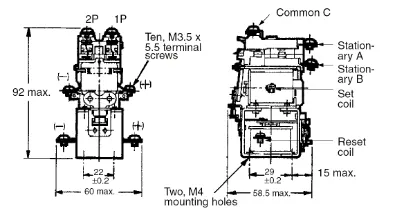 Ảnh của Rơ le trung gian Omron MM2KB DC100/110