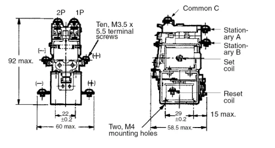 Ảnh của Rơ le trung gian Omron MM2KB DC100/110