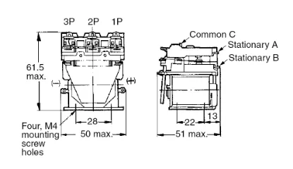 Ảnh của Rơ le trung gian Omron MM3 AC200/(220)