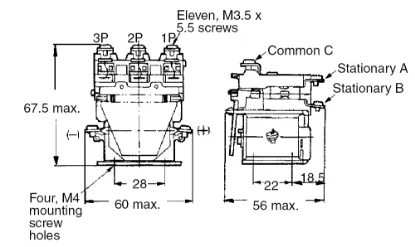 Ảnh của Rơ le trung gian Omron MM3B DC12