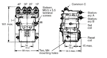 Ảnh của Rơ le trung gian Omron MM4XKB DC200/220