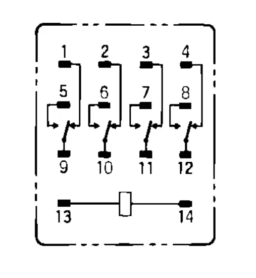 Ảnh của Rơ le trung gian Omron MY4ZH DC12