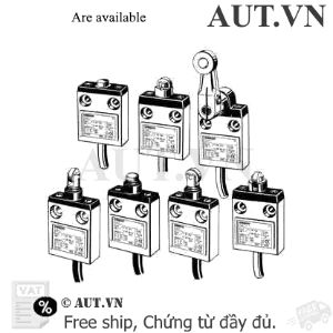 Ảnh của Công tắc hành trình Omron D4C-3252 | Roller Plunger, IP67, Thân Inox