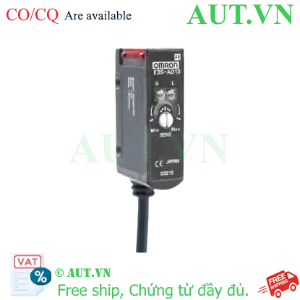 Ảnh của Cảm biến quang Omron E3S-AD13 2M | Phản xạ khuếch tán 100mm, NPN, IP67