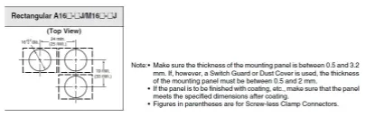Ảnh của Công tắc nút nhấn Omron A165-JWA-2