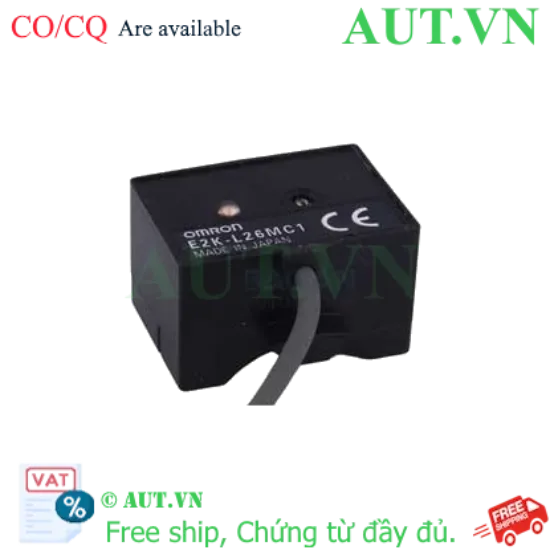 Ảnh của Cảm biến mức chất lỏng Omron E2K-L26MC1 2M - Phát hiện không tiếp xúc, Ống 12-26mm, NPN NO | AUT VN