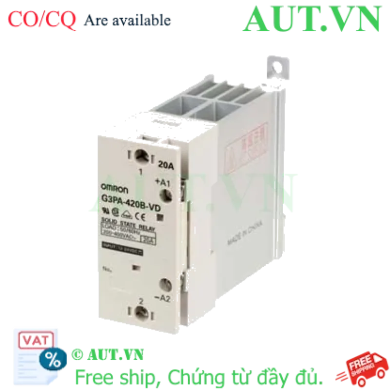 Ảnh của Relay bán dẫn Omron G3PA-420B-VD DC12-24
