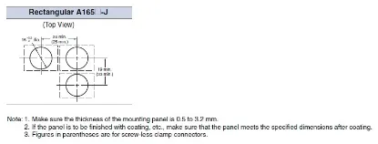 Ảnh của Công tắc nút nhấn Omron A165K-J3ML-2