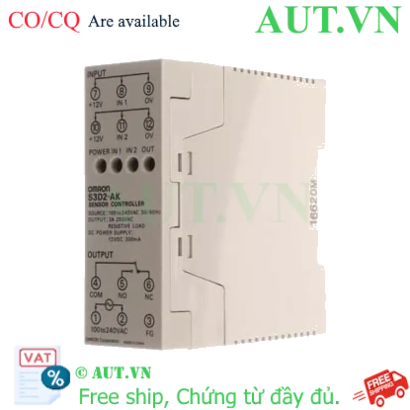 Ảnh của Bộ Điều Khiển Cảm Biến Omron S3D2-AK | Logic AND/OR, NPN, 100-240VAC