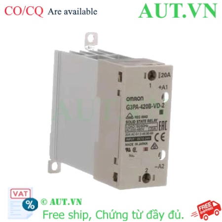 Ảnh của Relay bán dẫn Omron G3PA-420B-VD-2 DC12-24