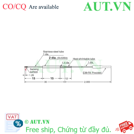 Ảnh của Cảm biến sợi quang Omron E32-T24R 2M