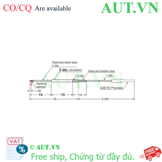 Ảnh của Cảm biến sợi quang Omron E32-T24R 2M