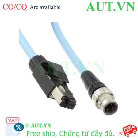 Ảnh của Cáp Ethernet Omron OS32C-ECBL-05M (5m, M12-RJ45, Chống nhiễu)