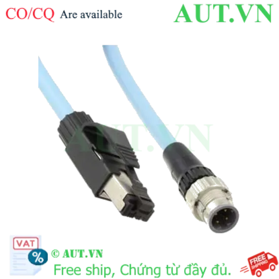 Ảnh của Cáp Ethernet Omron OS32C-ECBL-05M (5m, M12-RJ45, Chống nhiễu)