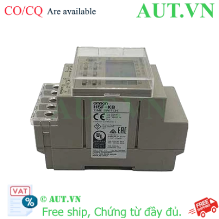Ảnh của Timer Omron H5F-KB | Công tắc thời gian kỹ thuật số 24 bước, 10A, Chính hãng Omron