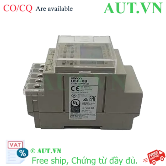 Ảnh của Timer Omron H5F-KB: Công Tắc Hẹn Giờ Kỹ Thuật Số 24 Bước, Tải 15A, Pin Dự Phòng 5 Năm - Chính Hãng AUT VN