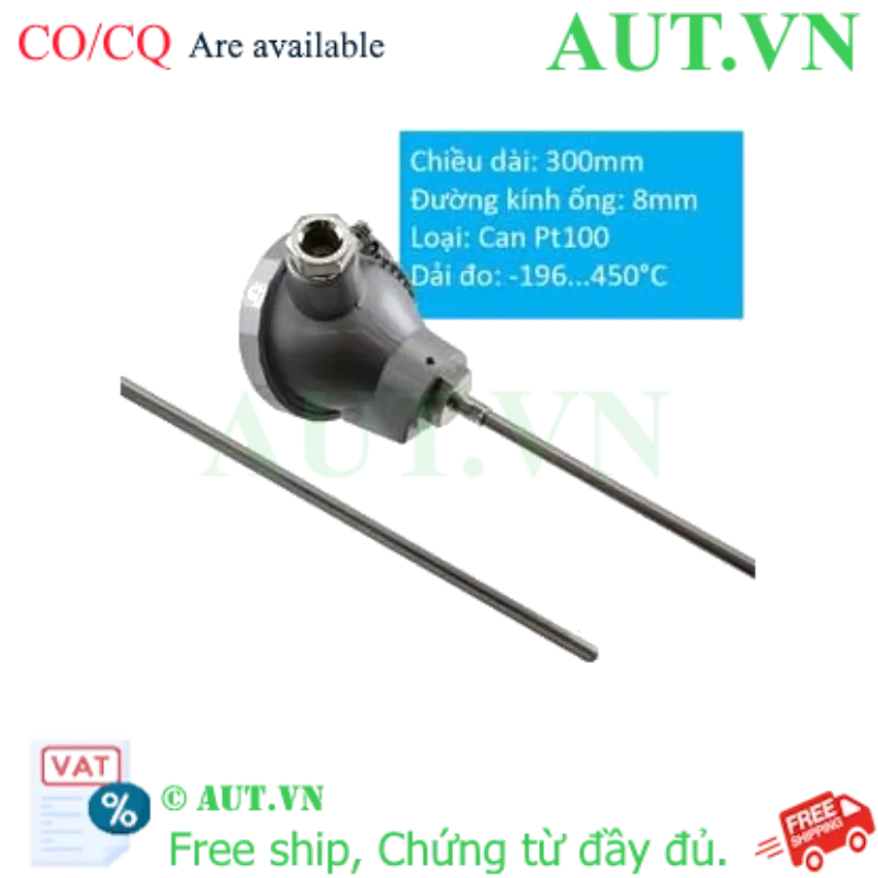 Ảnh của Cảm biến nhiệt độ Omron E52-P35C-N D=8 | RTD Pt100, Thép 316L, -196 đến 450°C