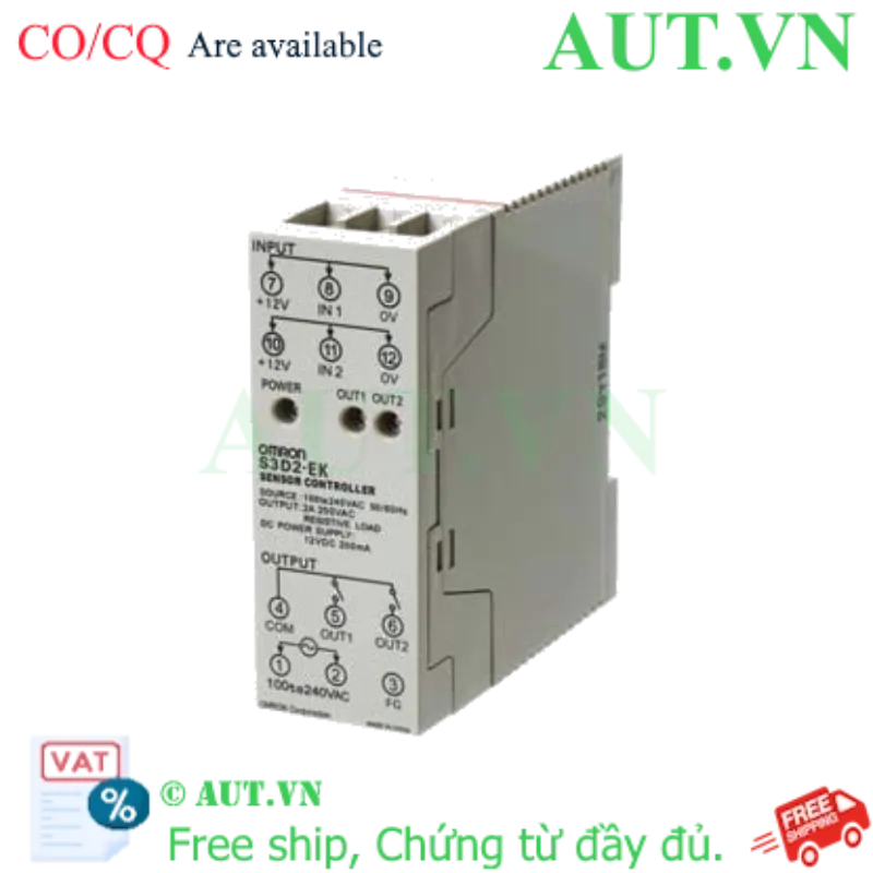 Ảnh của Bộ điều khiển cảm biến Omron S3D2-EK chính hãng | AUT VN