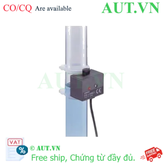 Ảnh của Cảm biến quang Omron E2K-L26MC2 2M - Phát hiện mức chất lỏng, Kẹp ống 12-26mm, Đầu ra NPN