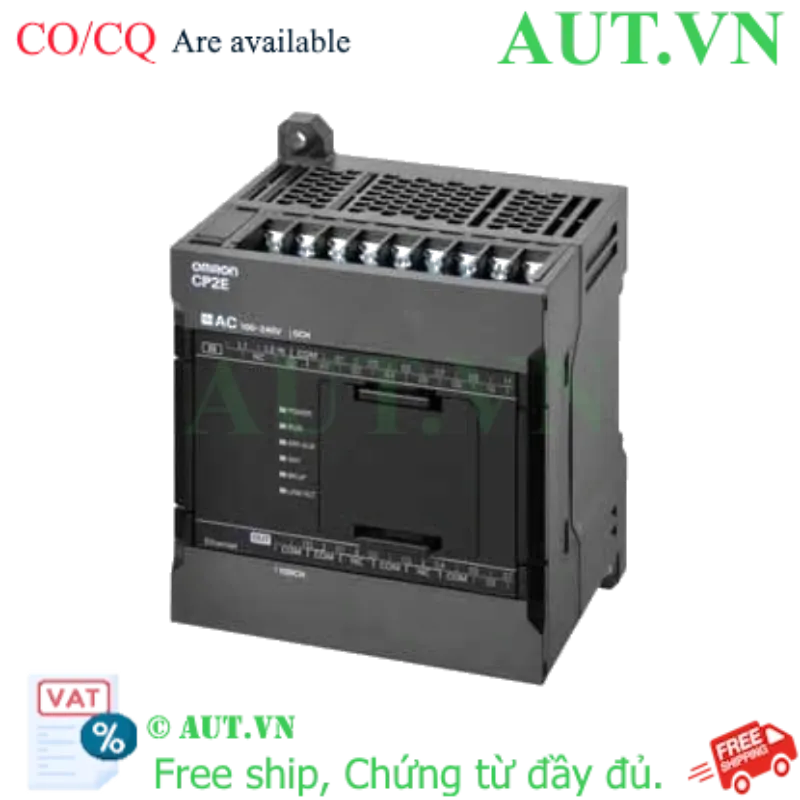 Ảnh của PLC Omron CP2E-N14DR-D | Tích hợp Ethernet, 14 I/O Relay, 24VDC | Chính Hãng AUT VN