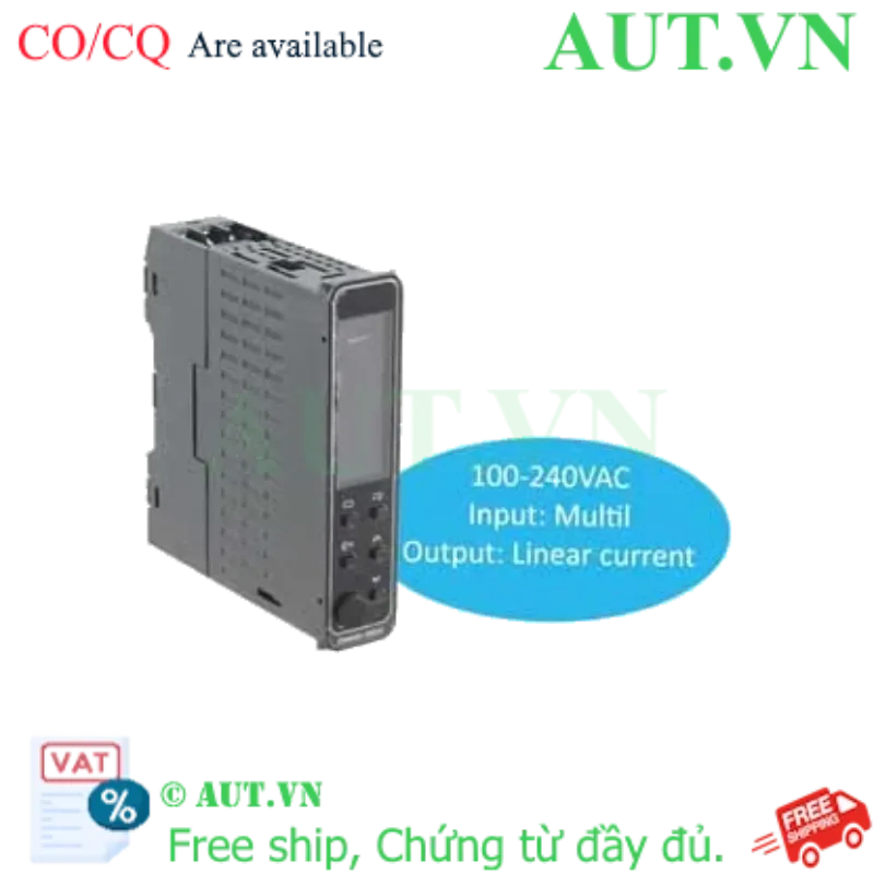 Ảnh của Đồng hồ nhiệt Omron E5DC-CX0ABM-015 - Điều khiển PID chính xác, Màn hình LCD, Ngõ ra dòng điện