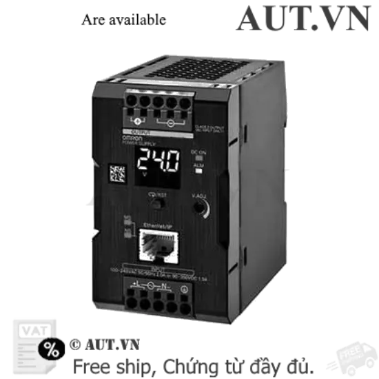 Ảnh của Bộ nguồn Omron S8VK-X09024-EIP 90W 24VDC: Giám sát IoT, EtherNet/IP, Chịu nhiệt -40°C | AUT VN