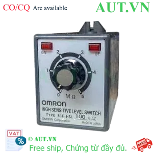 Ảnh của Cảm biến mực nước Omron 61F-HSL AC100 - Độ nhạy cực cao, Tự động hóa cấp thoát nước, Chính hãng AUT VN
