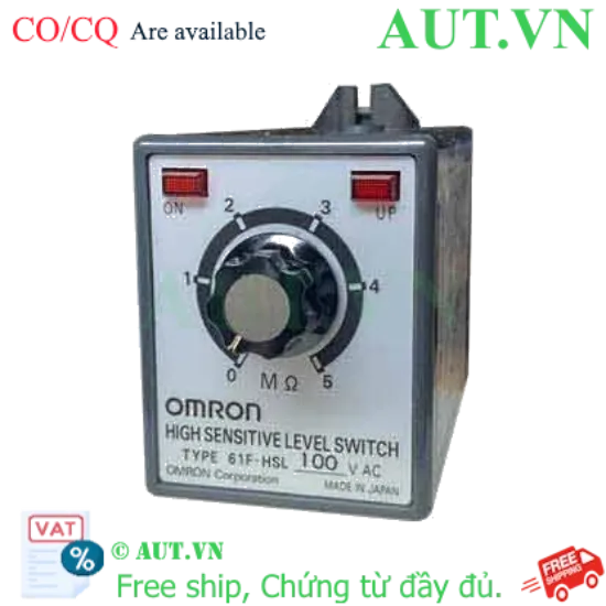 Ảnh của Cảm biến mực nước Omron 61F-HSL AC100 - Độ nhạy cao, Tự động cấp thoát nước, Chính hãng AUT VN