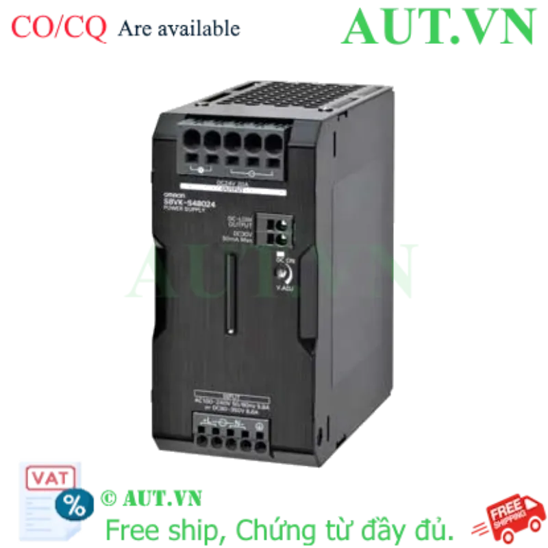 Ảnh của Bộ Nguồn Xung Omron S8VK-S48024 | 24V 20A 480W | Slim, DIN Rail, Chính Hãng AUT VN