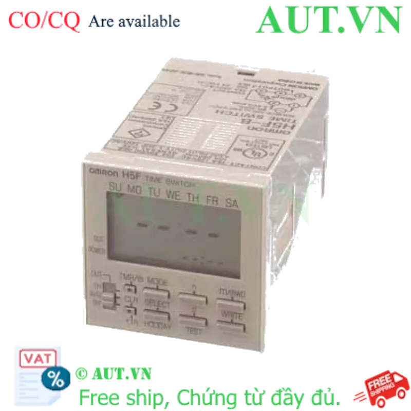 Ảnh của Timer Omron H5F-B | Bộ Hẹn Giờ Kỹ Thuật Số 15A, 24 Bước Lập Trình, Pin Dự Phòng 5 Năm | AUT VN