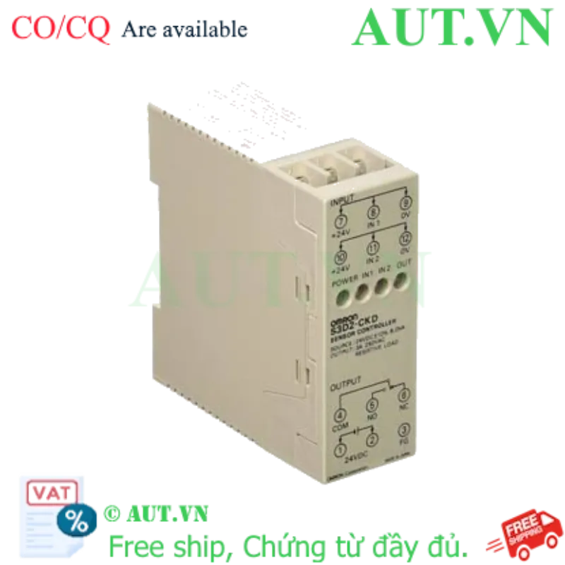 Ảnh của Bộ Điều Khiển Cảm Biến Omron S3D2-CKD | 24VDC, Timer Đa Năng, Ngõ Ra Relay SPDT - AUT VN