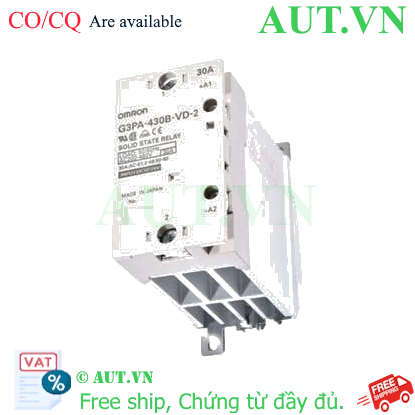Ảnh của Relay bán dẫn Omron G3PA-430B-VD-2 DC12-24