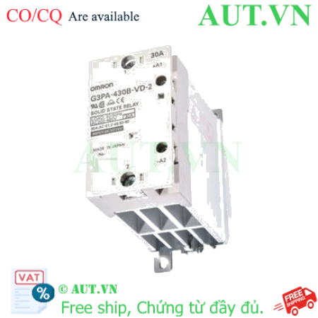 Ảnh của Relay bán dẫn Omron G3PA-430B-VD-2 DC12-24