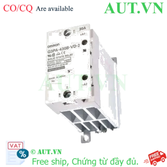 Ảnh của Relay bán dẫn Omron G3PA-430B-VD-2 DC12-24