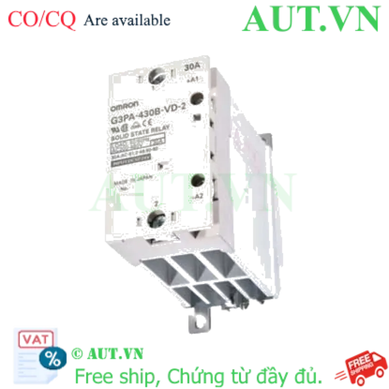 Ảnh của Relay bán dẫn Omron G3PA-430B-VD-2 DC12-24