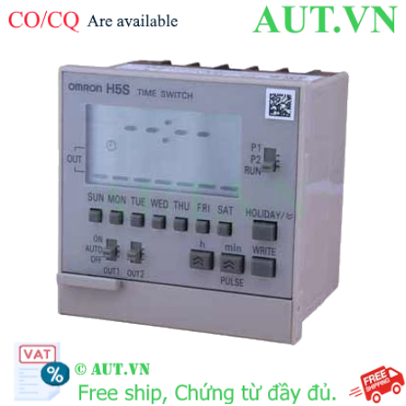 Ảnh của Timer Omron H5S-WB2 | Bộ Định Thời 2 Kênh, Lập Trình Tuần, Chính Hãng AUT VN