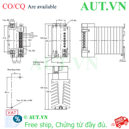 Ảnh của Relay bán dẫn Omron G3PF-235B DC24