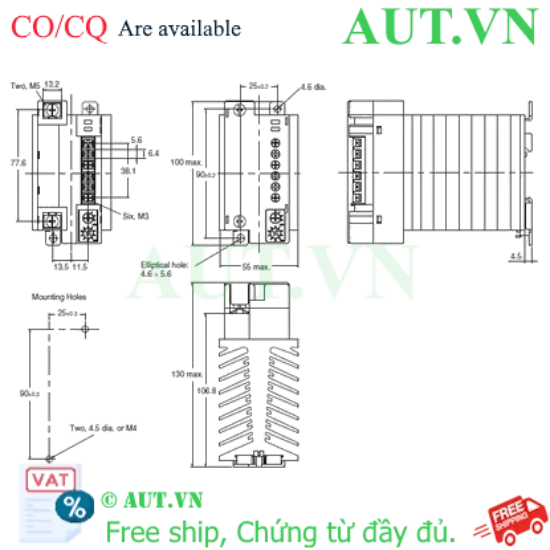 Ảnh của Relay bán dẫn Omron G3PF-235B DC24